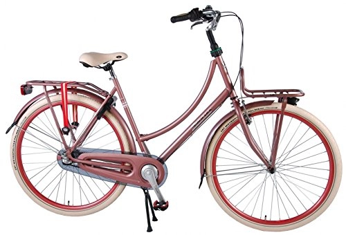Vélos de villes : Salutoni Excellent 28 Pouces 56 cm Femme 3SP Frein à rétropédalage Rose