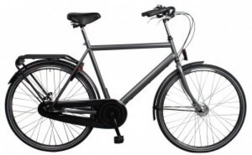 Vélos de villes : stadsfiets de 28 pouces de 57 cm Homme 3 G Frein à Tambour Gris / Noir