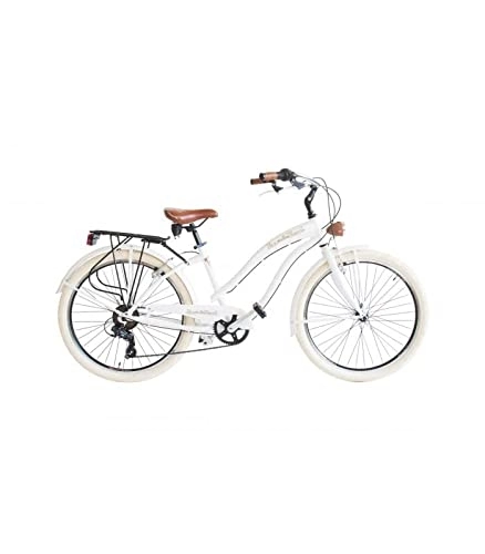 Vélos de villes : SUNONTHEBEACH 26 6 V Cadre aluminium taille 43 blanc