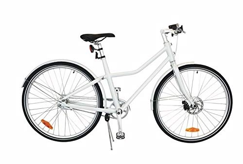 Vélos de villes : Tom City Bike Deluxe 26 Pouces 45 cm Unisexe 2SP Frein à Disque Blanc