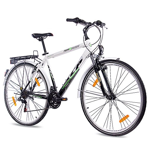 Vélos de villes : Unbekannt '28 "City Bike Trekking Cylindre de Messieurs KCP terr Ion Gand avec 18 vitesses Shimano Noir / Blanc
