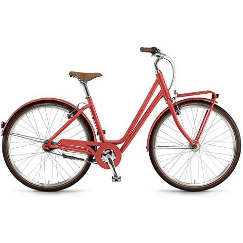 Vélos de villes : Unbekannt Winora FT 28'' 7-G Nexus FL Vélo pour Ville Jade 50 18 Winora Coral Red Matt