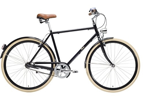 Vélos de villes : Van Gogh Paris Vélo à pignon Fixe pour Hommes, Noir, Size 64