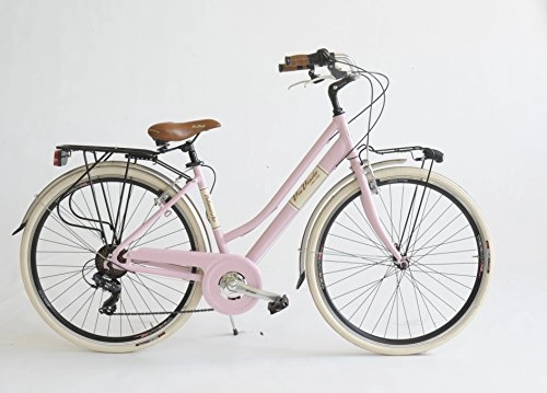 Vélos de villes : Via Veneto 605A Vélo pour femme, fabriqué en Italie, femme, rosa diva