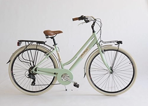 Vélos de villes : Via Veneto 605A Vélo pour femme, fabriqué en Italie, femme, verde giulietta