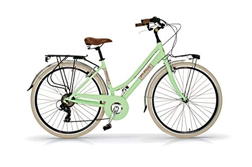 Vélos de villes : Vélo 28" pour femme Elegance Via Veneto 6 V aluminium vert Giulietta