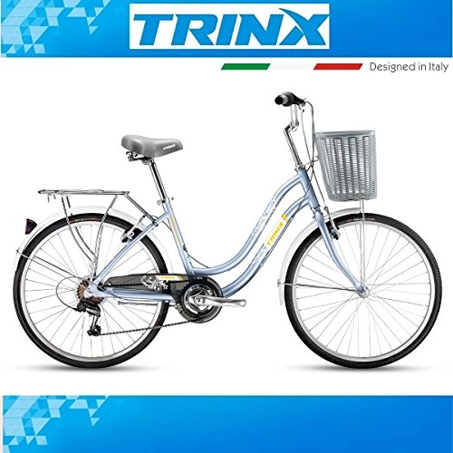 Vélos de villes : Vélo de 24 pouces Femme trinx Cute 3.0 City Vélo Shimano 7 vitesses Aluminium
