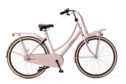 Vélos de villes : Vélo de Transport Nogan Vintage | Vélo Femme | 3 Vitesses | 28 Pouces - 50 cm | pour Longueur 1