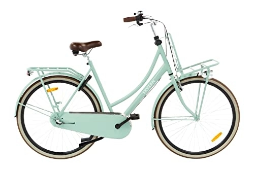 Vélos de villes : Vélo de Transport Nogan Vintage | Vélo Femme | 3 Vitesses | 28 Pouces - 57 cm | pour Longueur 1
