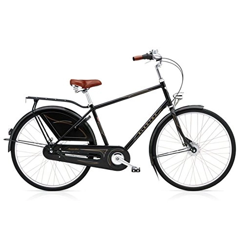 Vélos de villes : Vélo Hollandais ELECTRA Amsterdam 8i Royal noir Homme