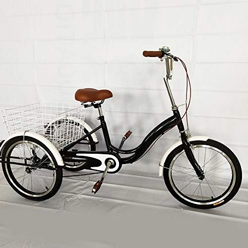 Vélos de villes : Xian 20"x 3 Roues Tricycle pour Adultes Adultes Shopping vélo Tricycle