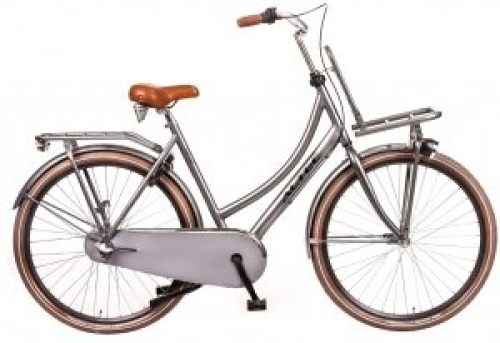 Vélos de villes : Zilvergrijs Vintage 28" - Femme 3G - Frein à rétropédalage