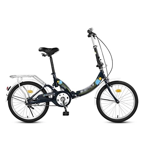 Vélos pliant : Bicycles for Adults Mountain Bike Adult Single Speed Carbon Fiber Adult Folding Bike Full Suspension Road Bike (Color : Black)