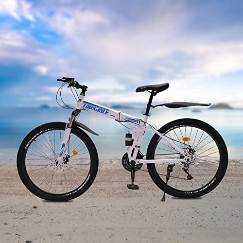 Vélos pliant : BuRuiYoten Vélo de montagne pliable 26 pouces 21 vitesses - Pour adulte - Vélo de voyage - Vélo pour adolescent - Unisexe - Pour homme et adolescent