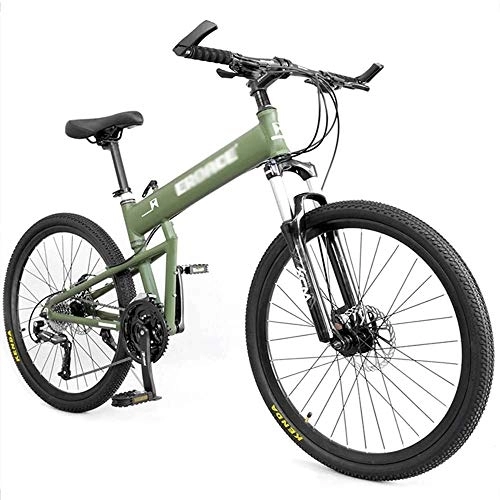 Vélos pliant : DFEIL Folding Mountain Bikes, Aluminium Suspension Avant Cadre Hardtail Vélo de Montagne, Ski Vélo de Montagne, siège réglable, 26 / 29 Pouces, 27 / 30 Vitesse (Color : 30 Speed, Taille : 29 inches)
