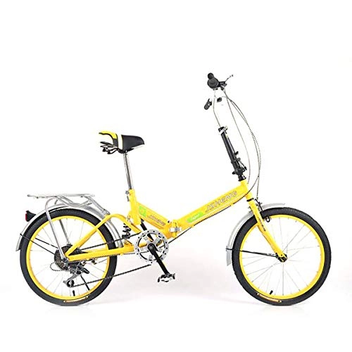Vélos pliant : GXLO Variable Étudiant à Vitesse Unique Vélo Pliant Vélo Portable Pliant Vitesse d'amortisseur à vélo - 20 Pouces, C, Singlespeed
