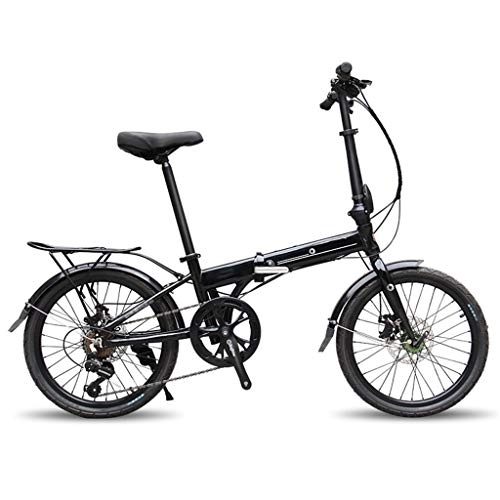 Vélos pliant : HerfsT Mini vélo Pliant Ultra léger, vélo Pliant 20 Pouces, 7 Vitesses, Petit vélo pour étudiants Adultes, vélo de Montagne Portable pour Femmes, Cadre en Aluminium