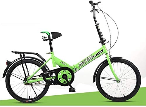 Vélos pliant : IMBM Pouces monovitesse Adulte Vélo Pliant Damping Étudiant Voiture Enfants de vélos