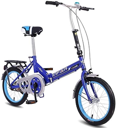 Vélos pliant : IMBM Simple Vitesse vélos for Enfants 16 Pouces Enfants vélo Pliant 5-8 Hommes et Femmes vélo Portable (Color : 1)