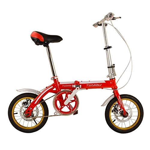Vélos pliant : JINHH Vélo Pliable Vélos pour Enfants Vélo pour Enfants Vélo Pliant de 14 Pouces Vélo Pliant de Couleur légère