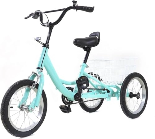 Vélos pliant : Kcolic Tricycle Vélo 14 Pouces, Vélo pour Enfants, avec Panier Dachat, Vélos Tricycle 3 Roues 14inch