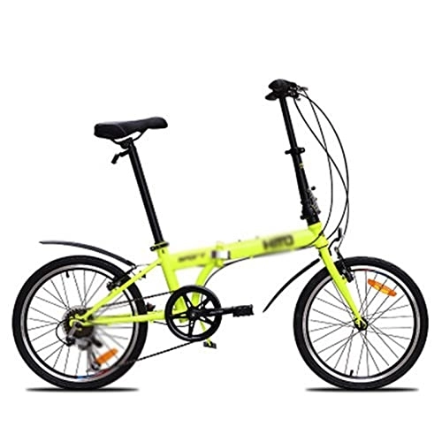 Vélos pliant : LANAZU Vélo en Acier au Carbone, VTT Pliant à 6 Vitesses, vélo de Descente Sportif, adapté au Transport et à L'Aventure