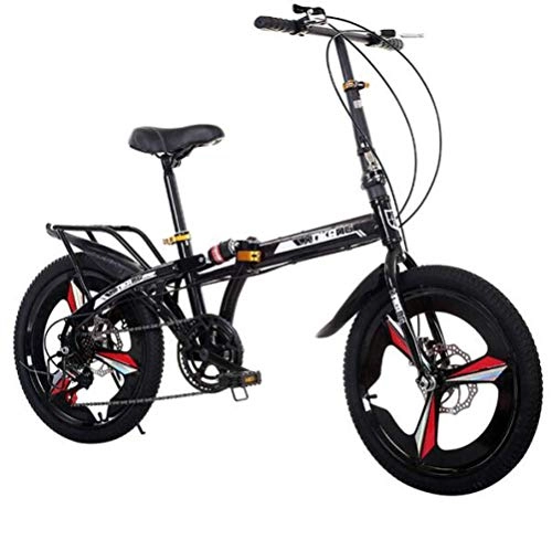 Vélos pliant : LFEWOZ 7 Vitesse Frein à Disque BMX Vélos Vélos Pliables Ville vélo pour Adultes Hommes Femmes Adolescents Pliant léger prêt de vélos Cruiser