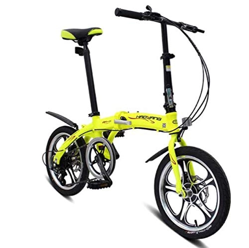 Vélos pliant : LFEWOZ Route Ville vélo pour Adultes Adolescents étudiant Shopper, légère et Robuste vélo Pliant vélo Mini BMX Vélos 16 Pouces Roues Vélos Cruiser