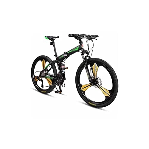Vélos pliant : LIANAI zxc Bikes Vélo de montagne pliable à vitesse variable Cross-Country Double amortisseur de chocs Queue souple Vélo de course (couleur : rouge)