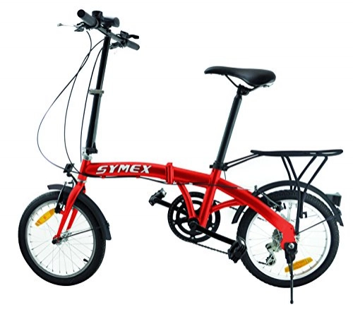 Vélos pliant : Symex Vélo Pliant 16" 6 Vitesses Shimano - Couleur Rouge