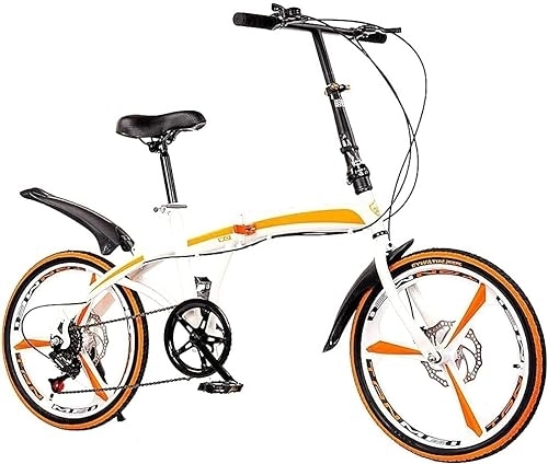 Vélos pliant : TONATO Pliant City Bike 20 Pouces Bicycle à 7 Vitesses, vélo Pliable à 7 Vitesses Variables, vélo de Ville Portable Adulte, B, 20inch