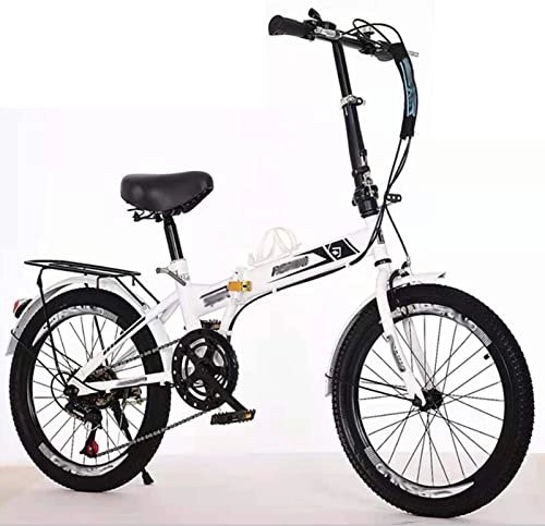 Vélos pliant : Vélo Pliant 20 Pouces 6 Vitesses Étudiant Voiture Adulte Hommes Et Femmes Ultra-Léger Portable Petit Vélo B, 20 inches