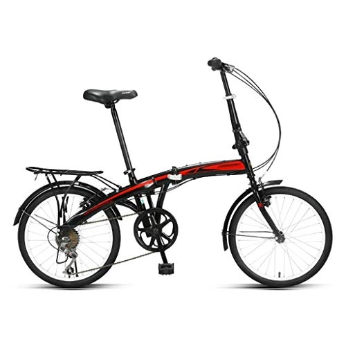 Vélos pliant : Vélos pliants Vélos de Sport Vélos Pliables Vélos universels pour Hommes et Femmes Petits vélos Portables Ultra-légers pour Le Travail (Color : Black, Size : 150 * 10 * 110cm)