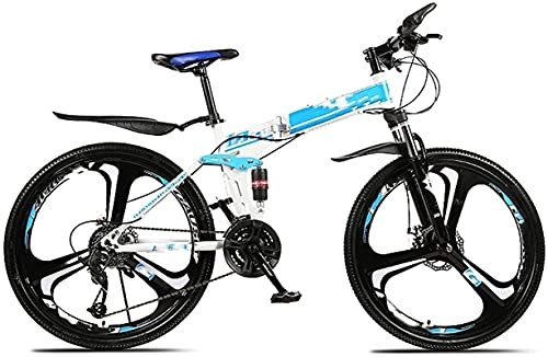 Vélos pliant : YANGHAO-VTT adulte- Vélo de montagne hors route de 26 pouces pour adulte, pour 24speed Variable Vélo Pliable Road Cadre en acier Cadre en acier de carbone Course de course, pour l'environnement urbain