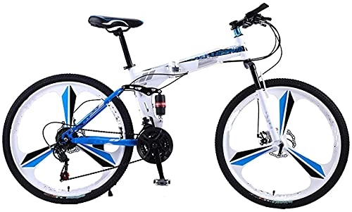 Vélos pliant : YANGHAO-VTT adulte- Vélo de montagne vélo pliable, taille de roue 26 pouces Vélo de route 21 vitesses Suspension Bicyclette à vélo Frein à double disque, pour un environnement urbain et des navettes p