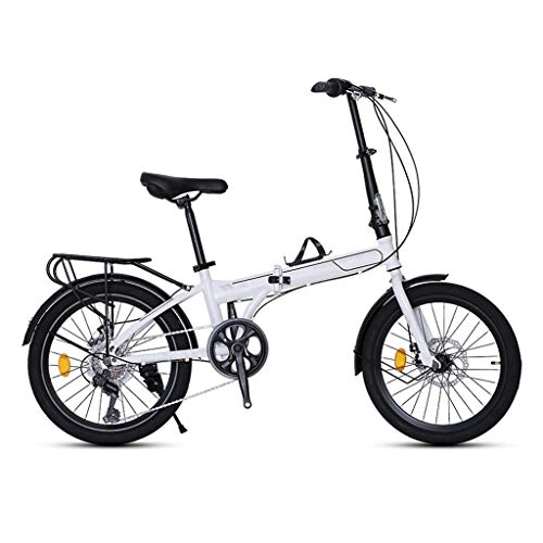 Vélos pliant : YLJYJ Vélo Pliant 20 Pouces Wheel Cruiser Vélos pour Adultes Hommes et Femmes vélo Ultra-léger Portable Unique (Couleur: Orange, Taille: 20 Pouces)