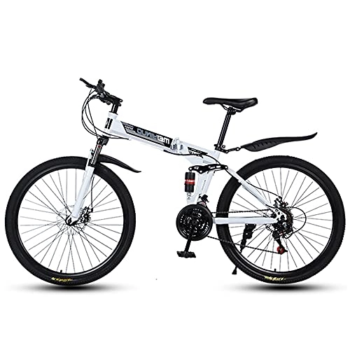 Vélos pliant : YSJJLRV Vélo De Montagne Vélos Pour Adultes épaisies En Acier à Haute Teneur En Acier à Haute Teneur En Acier Antidérapant Vélos Antidérapante Adapté à La Légère Vélo Pliante Confortabl(Size:21 Speed)