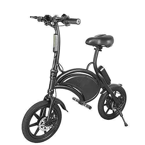 Vélos électriques : 14 Pouces vélo électrique Pliant E-Bike Scooter 350W Moteur Puissant étanche Ebike avec portée de 15 milles