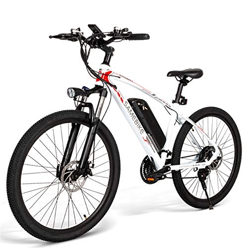 Vélos électriques : 26 Pouces Pliable E-Bike, 500W brushless, Batterie au Lithium-ION, vélo électrique, 21 Vitesses Maj Cadre en Aluminium E-City Bike Power System Recharge pour Voyage Casual extérieure