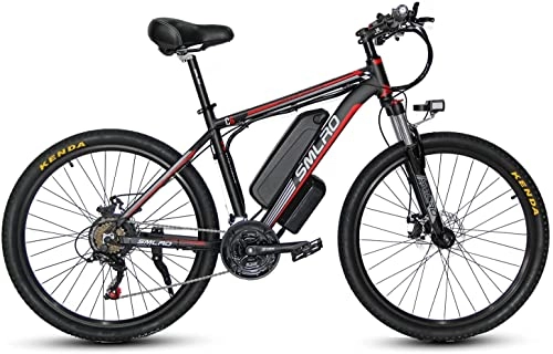 Vélos électriques : 26" VTT électrique Vélo de Montagne C6, Vélos électriques pour Hommes avec Batterie Li-ION 48V 13Ah et 72N.m | Transmission 21 Vitesses, 40-90KM, Certification CE