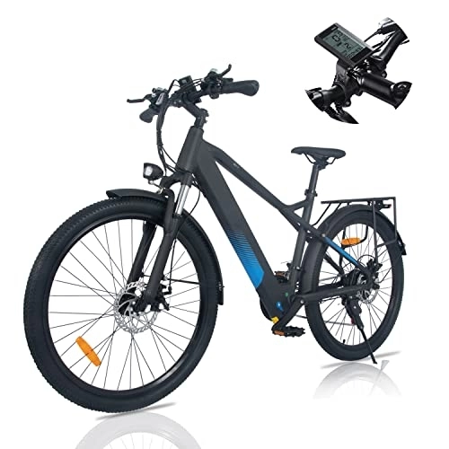 Vélos électriques : 26 '' Vélo électrique, Vélo de montagne avec batterie amovible de 36 V 11, 2 Ah, Welocité maximale 25 km / h Vélo électrique, Shimano 21 Vitesse, Portée jusqu'à 35 à 90 km, Ebike Hommes Femmes