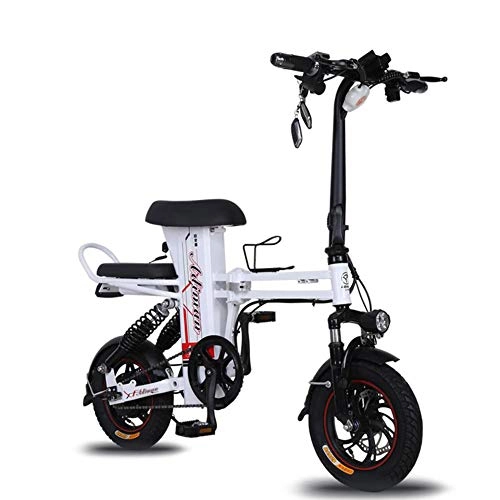 Vélos électriques : ABYYLH Vlo lectrique Homme / Femme Pliable Montagne E-Bike Tricycle Trottinette
