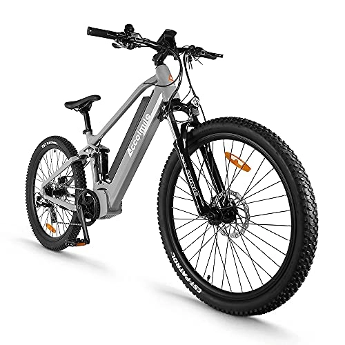 Vélos électriques : Accolmile Vélo de Montagne Électrique Adulte 27, 5”, BAFANG Moteur Pédalier 48V 750W, Batterie Lithium-ION Améliorée 17, 5Ah, Shimano 8 Vitesses, Écran Intelligent Vélo Électrique