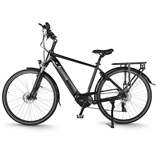 Vélos électriques : Accolmile Vélo à Assistance Électrique 28”pour Adultes, Moteur Pédalier M200 250W, Batterie Lithium Amovible 36V 14.5Ah 522Wh, Shimano 7 Vitesses Vélo Électrique pour Femmes et Hommes