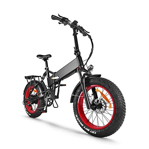 Vélos électriques : Accolmile Vélo à Assistance électrique 20inch pour Adultes, équipé de BAFANG 48V 750W Moteur Roue arrière et de Batterie Lithium 17Ah / 17.5Ah, avec Porte-Bagage et Display Intelligent