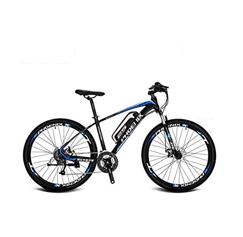Vélos électriques : Adulte 27, 5 Pouces électrique de vélo de Montagne, 36V Batterie au Lithium en Alliage d'aluminium vélo électrique, l'huile Porte-chaîne Cadre téléphone Affichage arrière-LCD, B, 40KM