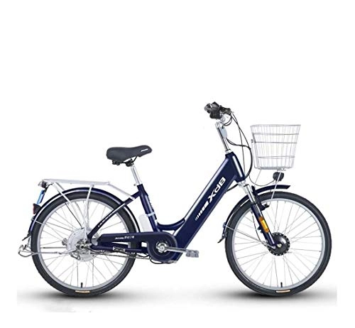 Vélos électriques : Adulte électrique VTT, 48V Batterie au Lithium, Cadre en Alliage d'aluminium vélo électrique, avec écran LCD navetteurs E-Bikes 24 Pouces Roues, A