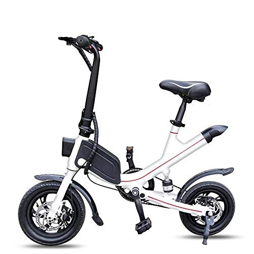 Vélos électriques : AI CHEN Mini-Voiture lectrique Pliante de Batterie de Voiture lectrique de Batterie au Lithium de Bicyclette lectrique de Montagne