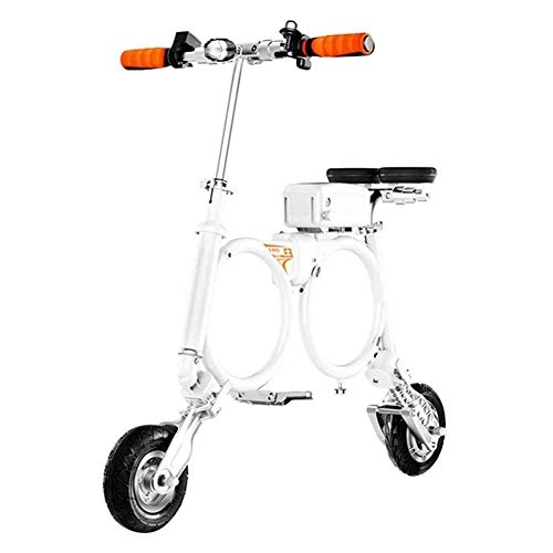 Vélos électriques : AOLI Pliant vélo électrique, Léger et pliant en aluminium vélo avec pédales Scooter petite batterie de voiture Portable Batterie Voyage pliant voiture
