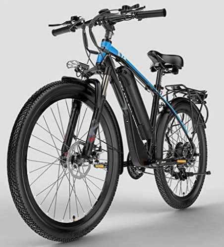 Vélos électriques : AQWWHY VTT électrique avec télécommande, Grande Amovible Capacité Lithium-ION (48V 4000W), vélo électrique 21 Vitesses Vitesse et Trois Modes de Travail (Color : C)